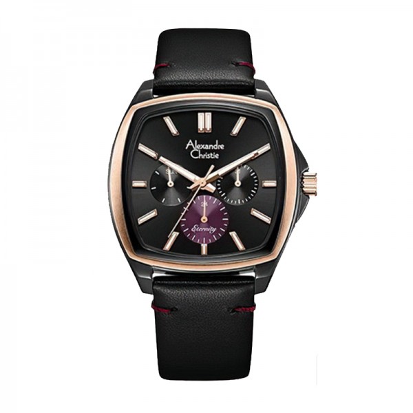 Alexandre Christie AC 6616 Black Rosegold Lady BFLBRBADR